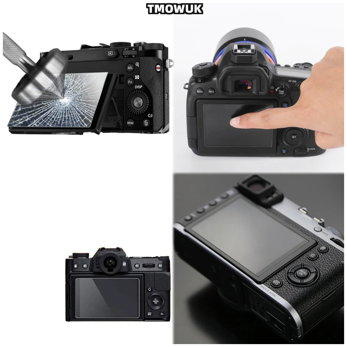 

For Fujifilm X-T10 T20 T30 M1 A1 A2 E2 E3 X30 XF10 XS10 XS20, Durable Hardness Glass