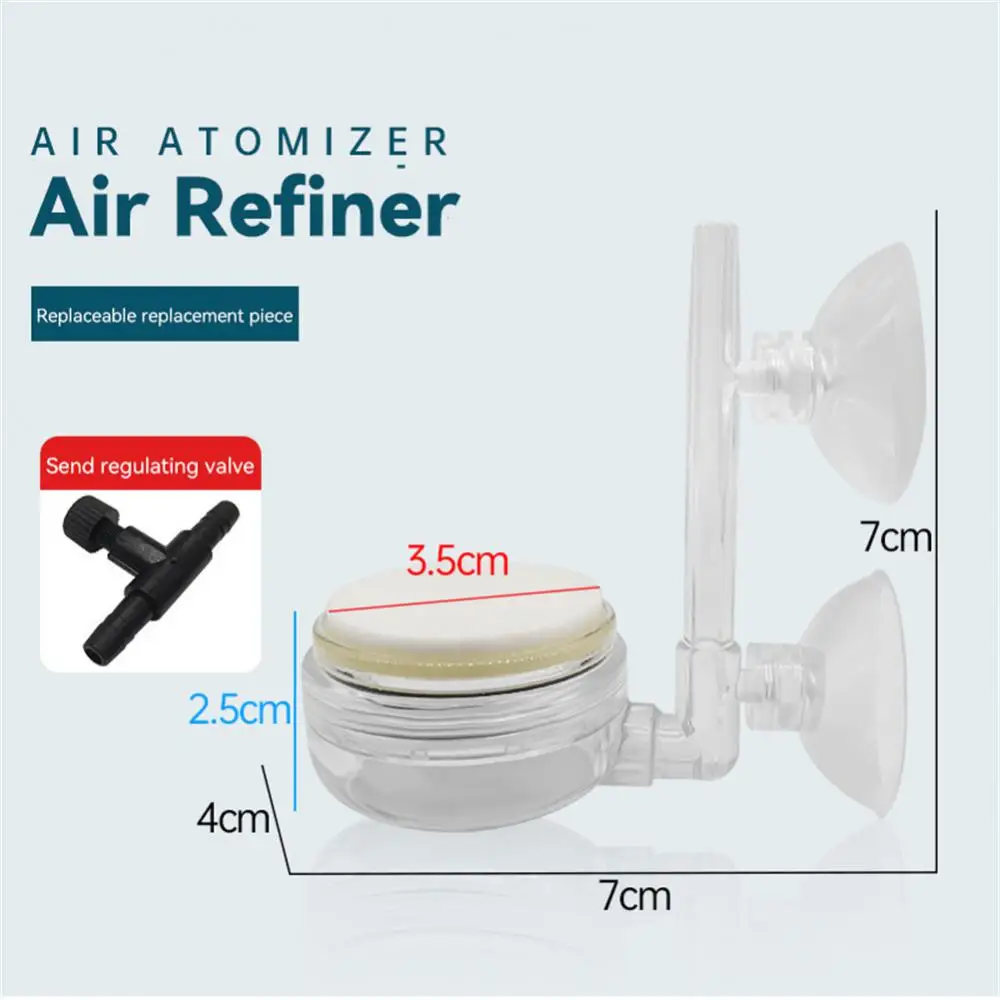 Oxygen Pump Increase Oxygen Levels Transparent Durable Reusable Hydroponic Aquarium Accessory Bubble Tray Mute Pet Supplies