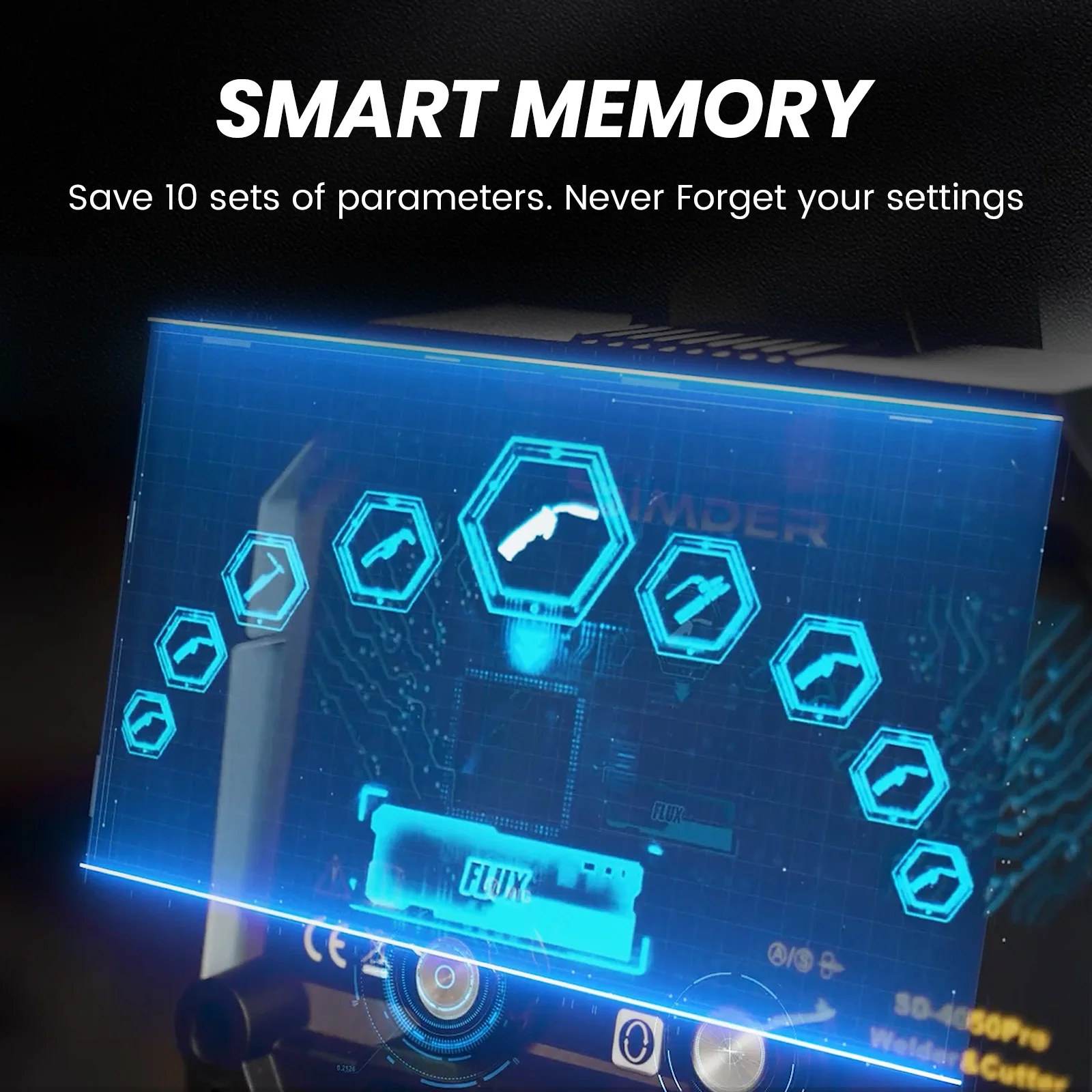 MIG لحام 200A البلازما القاطع لحام كومبو 10 في 1 ماكينة لحام متعددة المعالجات نبض MIG/الغاز MIG/Flux Core/HF TIG/ عصا/قطع #4