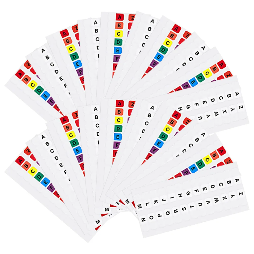 

20 Sets Colorful Binder Tabs Waterproof Sticky Page Markers Sticky Tabs For Annotating Books for Books Notebooks Annotations