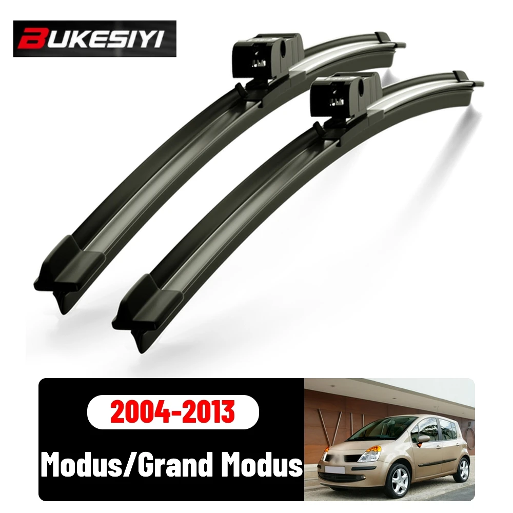 2PCS Front Wiper For Renault Modus Grand Modus 2004-2013 Silent Durable High Quality Windshield Wiper Blades Accessories 2012