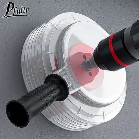 전기 해머 드릴 집진기 구멍 오프너, 방진 구멍 톱 드릴 비트 커버, 수공구, 1PC