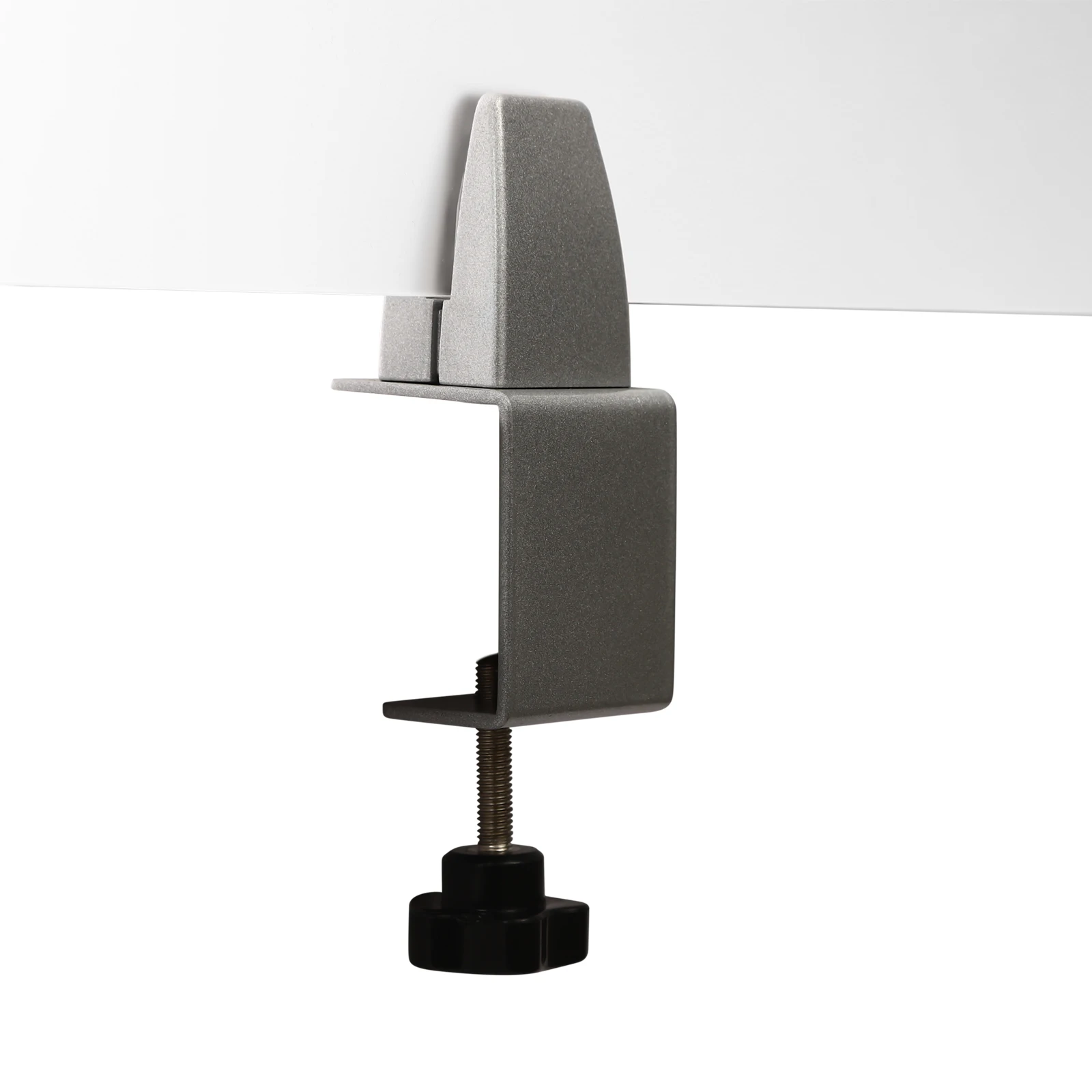 Cloison de bureau translucide de 60 pouces avec support à pince, diviseur en acrylique moderne crée un espace de travail privé dans les bureaux à plan ouvert