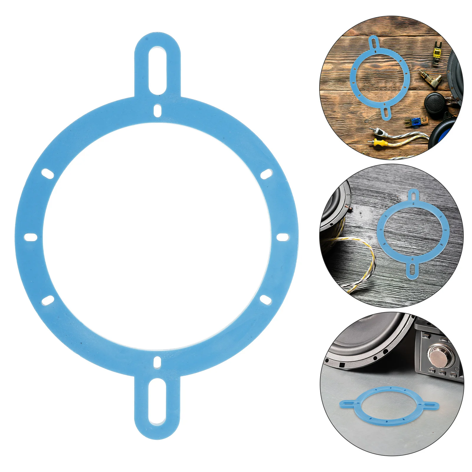 

Automotive Speaker Adapter Spacer Ring Metal Midrange Bracket Car Speaker Mount Gasket Universal Audio Spacer Enhancer