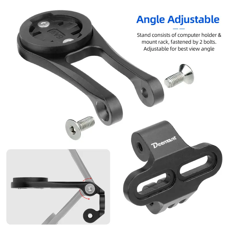 Bicycle Computer Mount Bicycle Computer Road Bike Stem Front Ends Headlight Dia. 20-30mm Torchlight