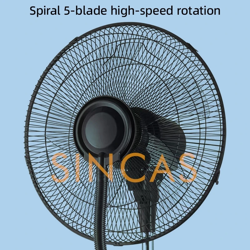 가정용 미스트 선풍기 스탠딩 팬 원격 제어 진동 헤드 무음 작동 순환 팬 팬 장치