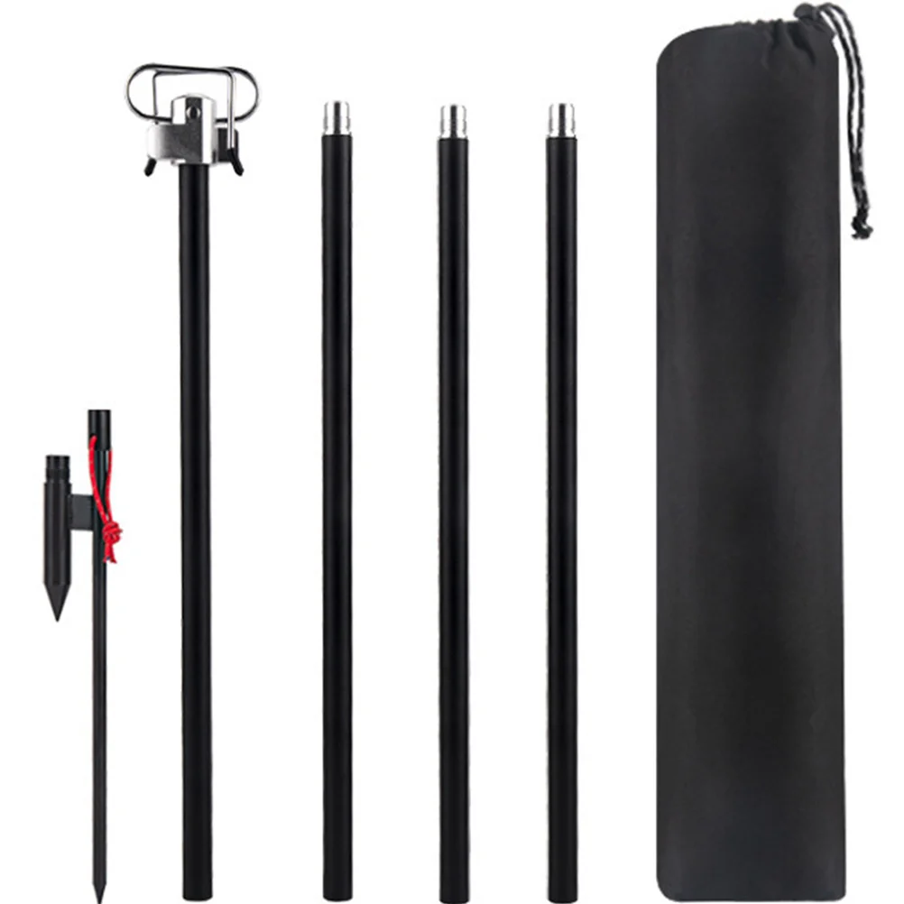 

1 set Outdoor Folding Lamp Rack 2-Hook Camping Light Bracket Portable Lantern Stand For Camping Picnic Lightweight Aluminum