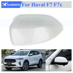 Kamshing Side Rear View mirror Cover For Haval F7 F7x Rearview mirror Lid Housing Hood shell cap
