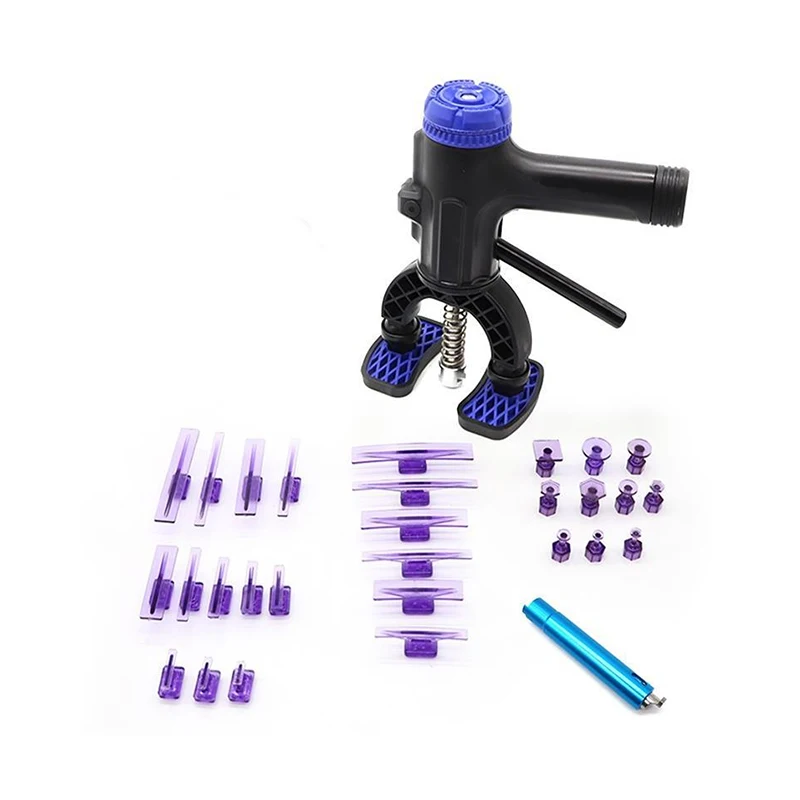 Automobile paint-free depression puller 360 ° rotating bridge type sheet metal pit repair tool