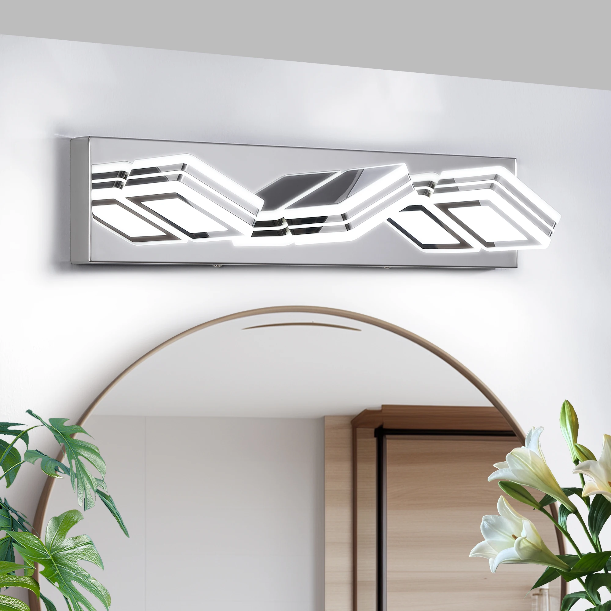 Led Modern Black/Ch… - image