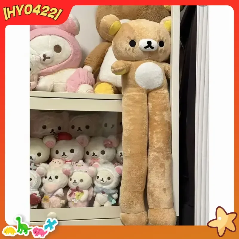 

Rilakkuma Long Leg Large Cute Plush Bear Soft Stuffed Animal Doll Hugging Toy For Adult Women Birthday Gift Home Sleeping Decor