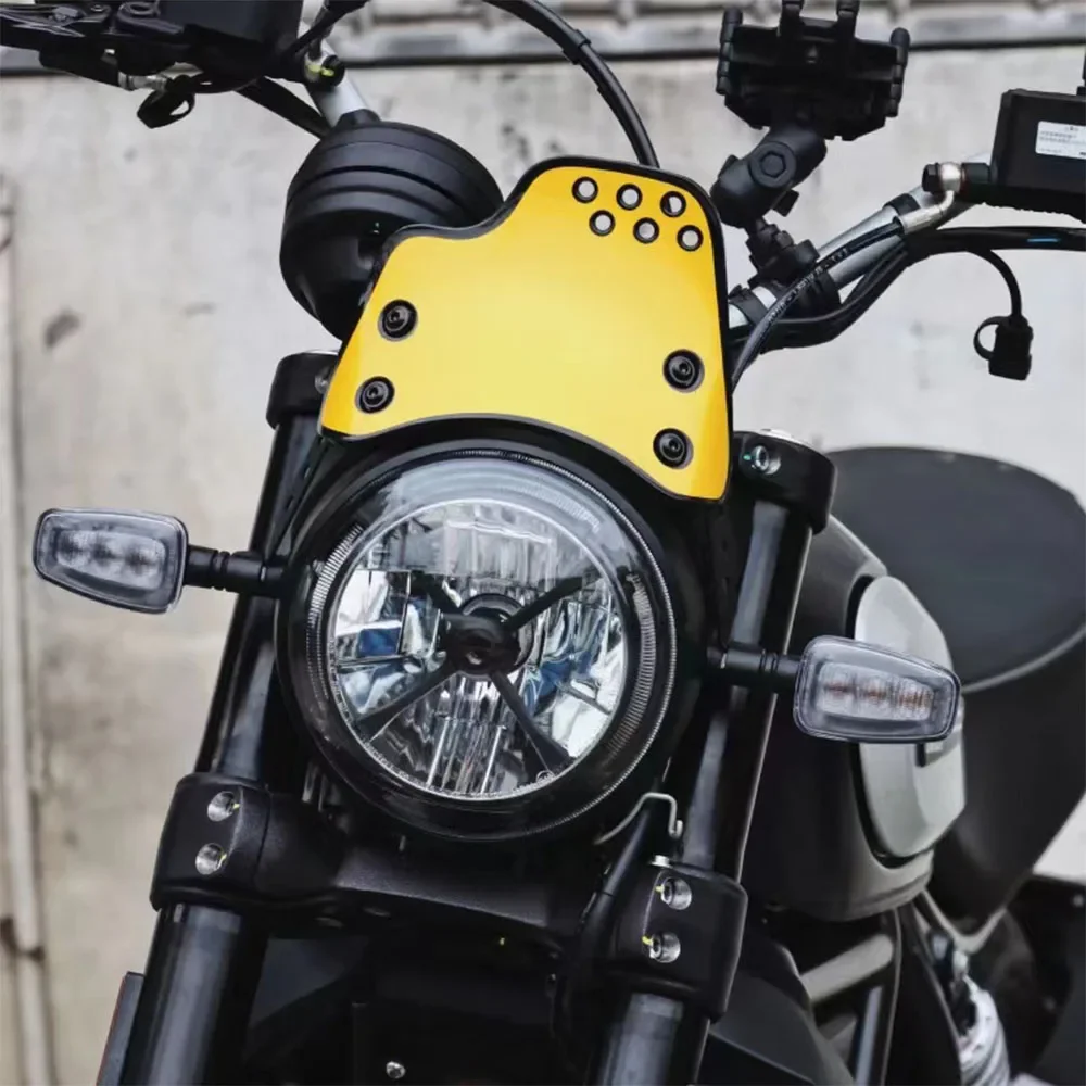 New Motorcycle Accessories Fit Ducati Scrambler 800 Retro Style Windshield Apply For Ducati Scrambler 800 Scrambler800 Ducati800