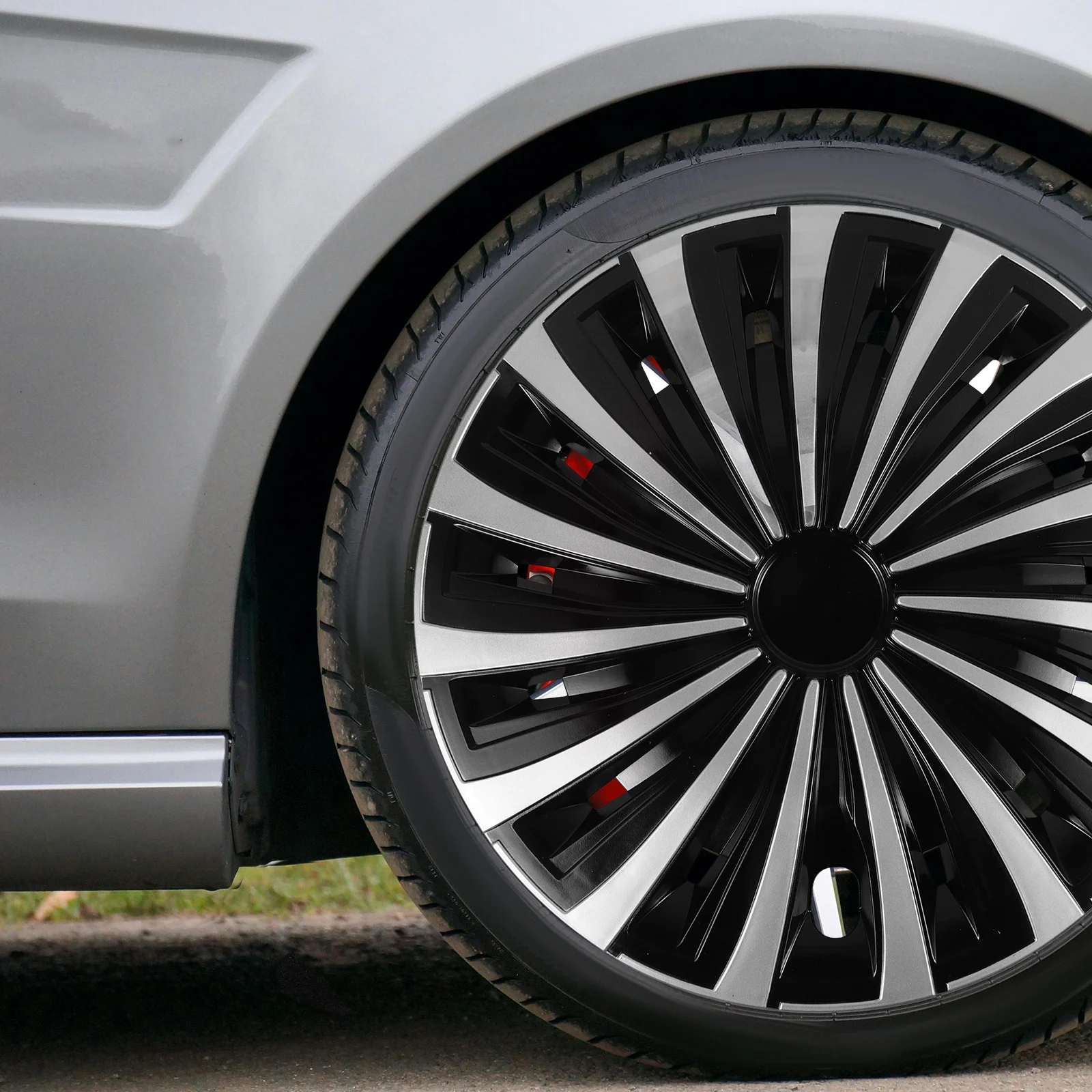 

12 Inch Car Wheel Hub Caps Universal Decorative Automotive Rim Covers Durable Wheel Hub Protection For Vehicles