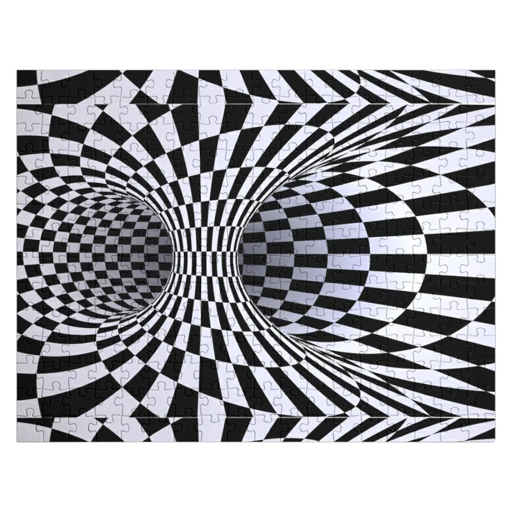 Trippy optische illusion-optische illusionJigsaw Puzzle Tier Puzzle Für Erwachsene Personalisierte Puzzle Für Kinder