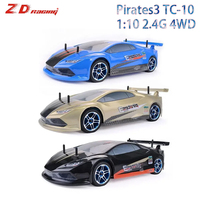 ZD Racing Pirates3 TC-10 1/10 2.4G 4WD 60Km/h RC Car Electric Brushless Tourning Vehicles RTR Model