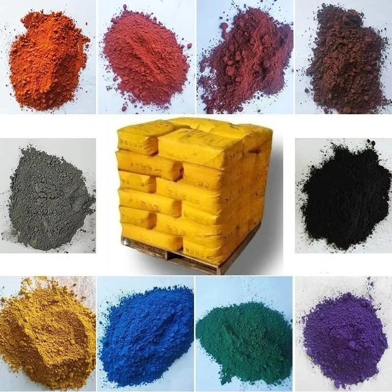 1KG Color Iron Oxide Pigment Plastic Runway Cement Strong Coloring Additive Color Powder Art Engineering Supplies