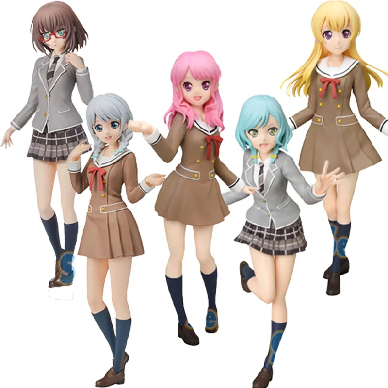 

100% Original:BanG Dream! Aya Maruyama Toyama Kasumi Kawaii girl PVC Action Figure Anime Figure Model Toys Collection Doll Gift