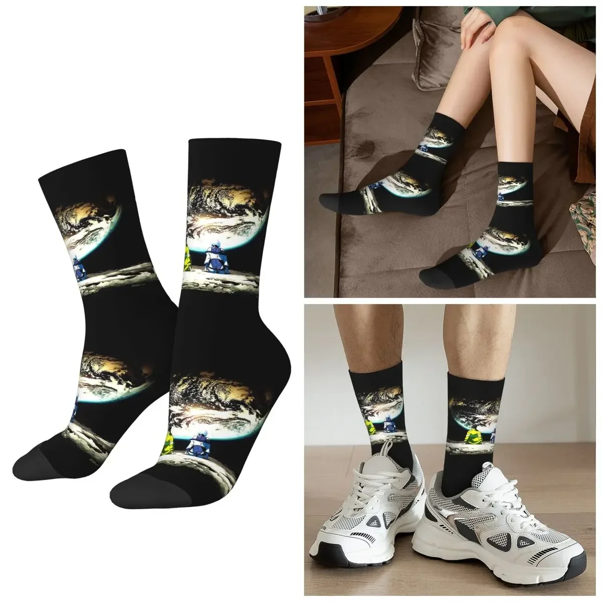 

All Seasons Cyberpunk Edgerunners David Martinez Socks Harajuku Sport Middle Tube Socks Sweat Absorbing Stockings Day Gifts