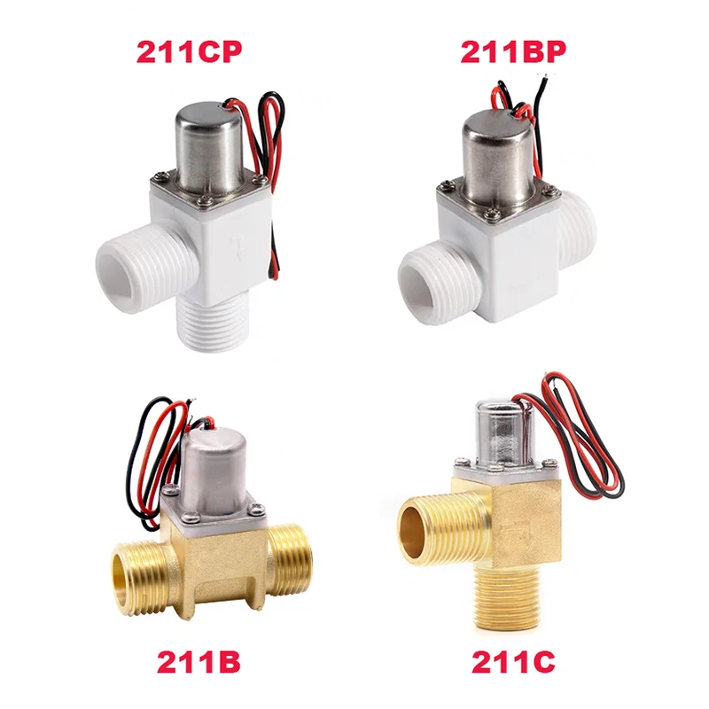 G1/2 Inch Pulse Solenoid valve seat toilet induction faucet water control switch bistable latching Solenoid valve