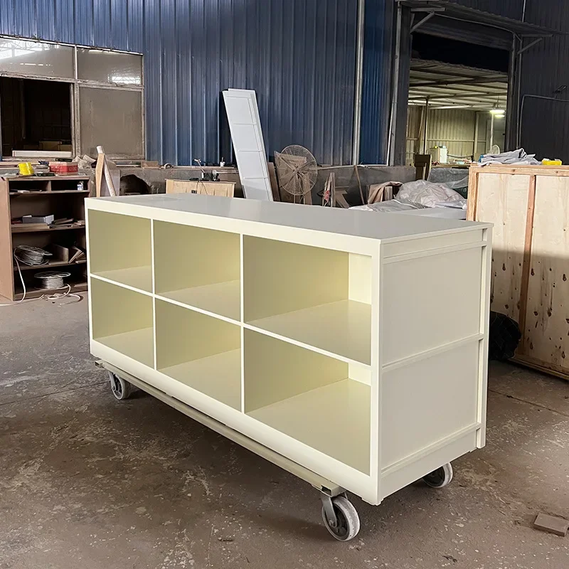 K Painting Front Desk Cashier Counter Nakajima Cabinet Side Cabinet Clothing Beauty Salon Reception Desk INS High-end