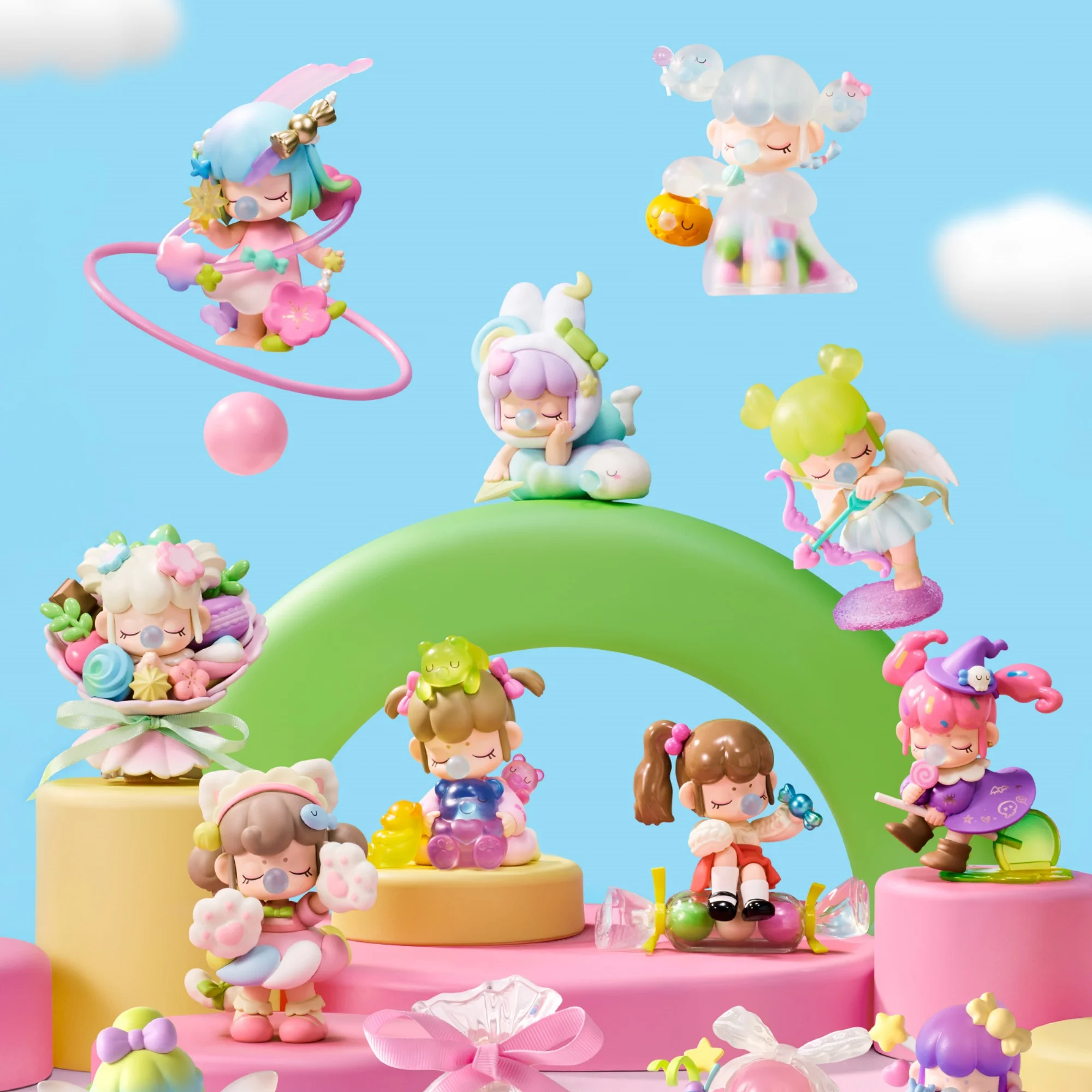 Rolife Nanci Blind Box Nanci's Sweet Time Action Figure Collectible Doll Toys Surprise Box for Kids Friends Adults