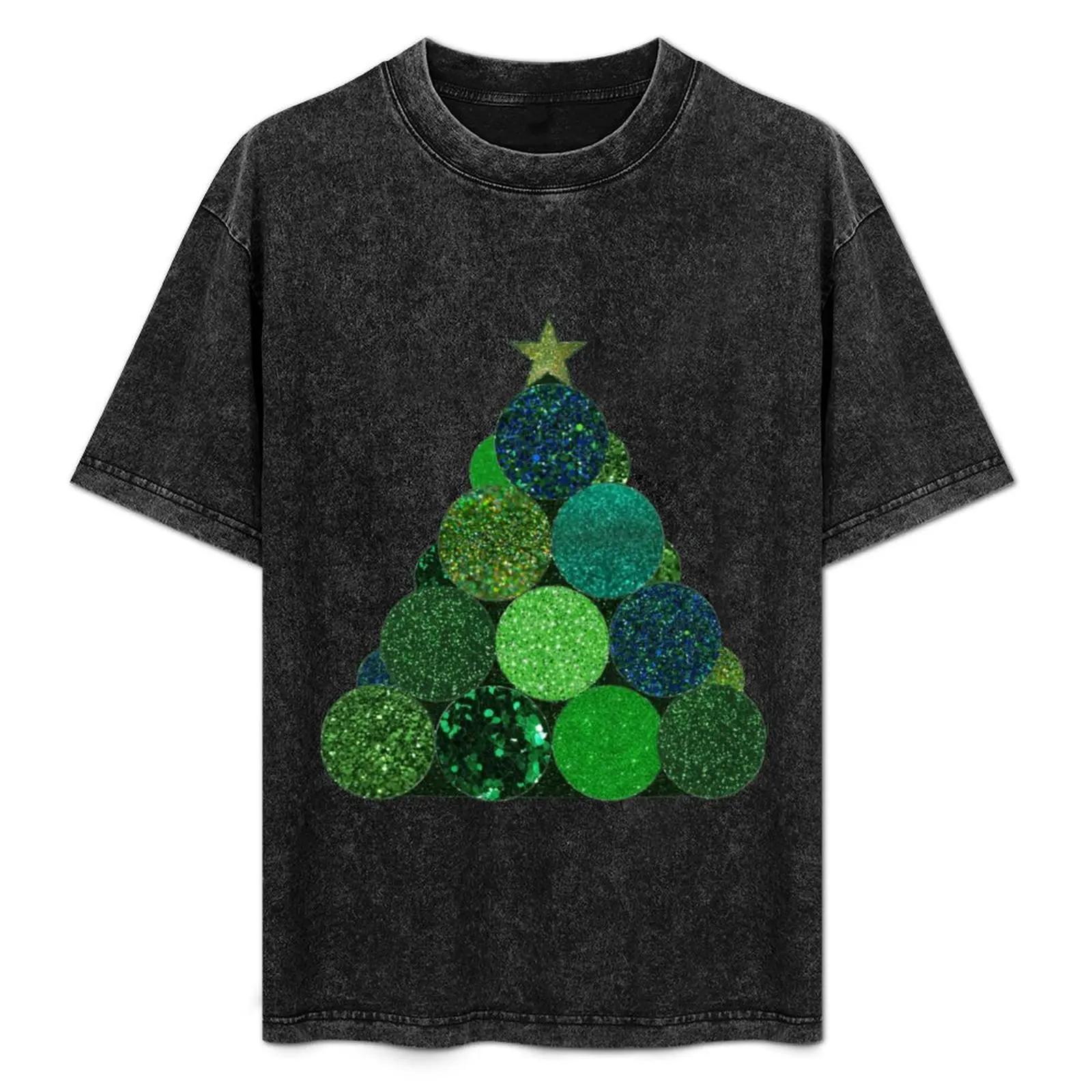 Glitter Ball Tree T-Shirt Clothing vintage anime shirt tee shirts for men