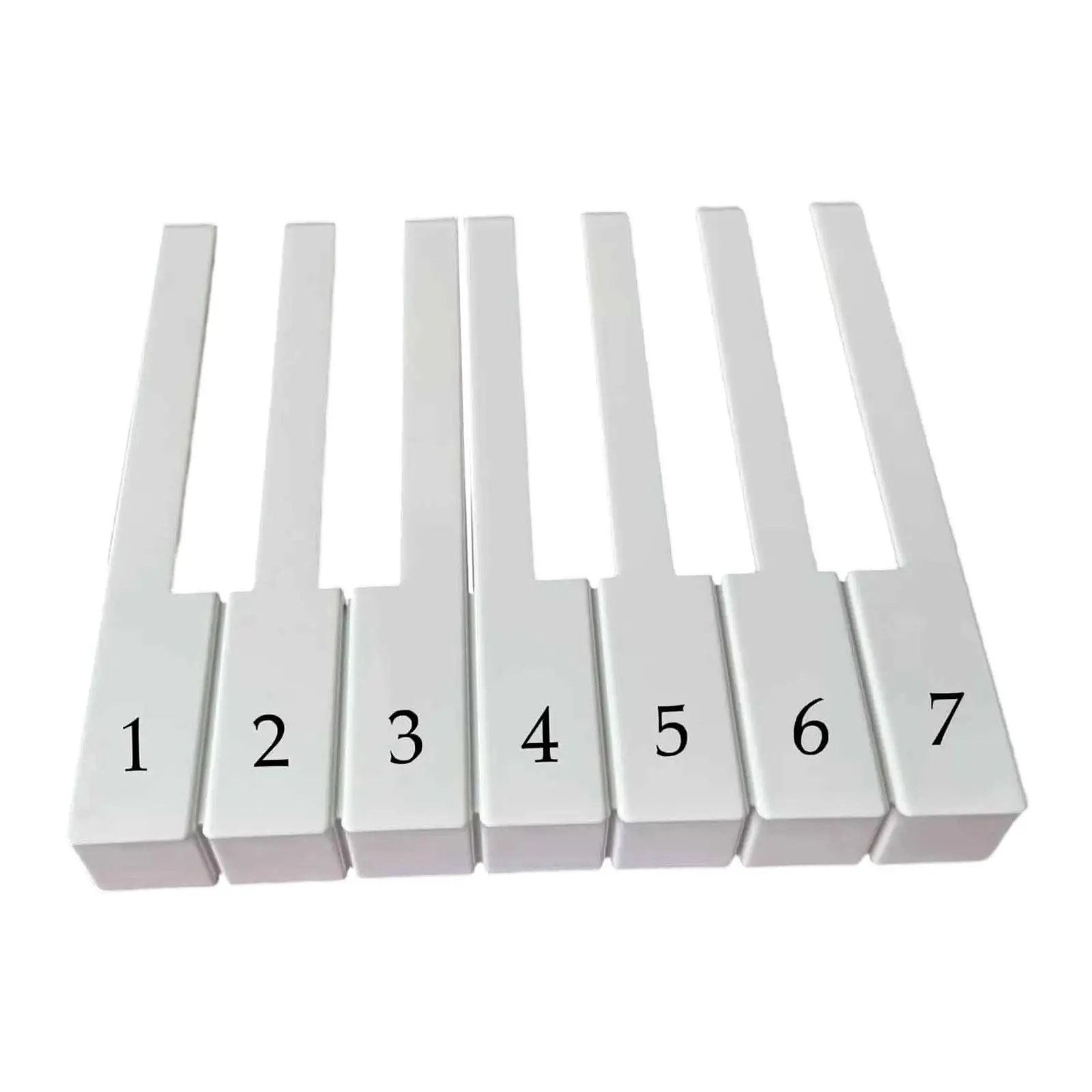 ABS Piano Keytops Keyboard Accessories White Key Covers Set for Upright and Vertical Pianos Easy Installation Tools
