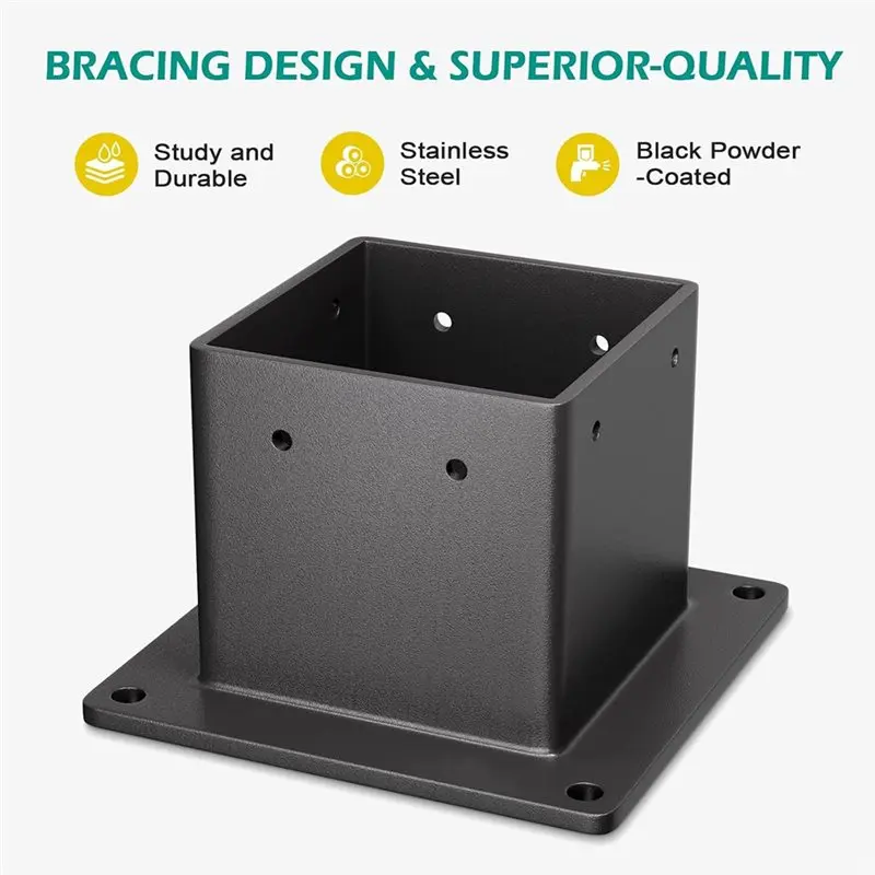 PORK-Post Flange Anchor Base 4X 4