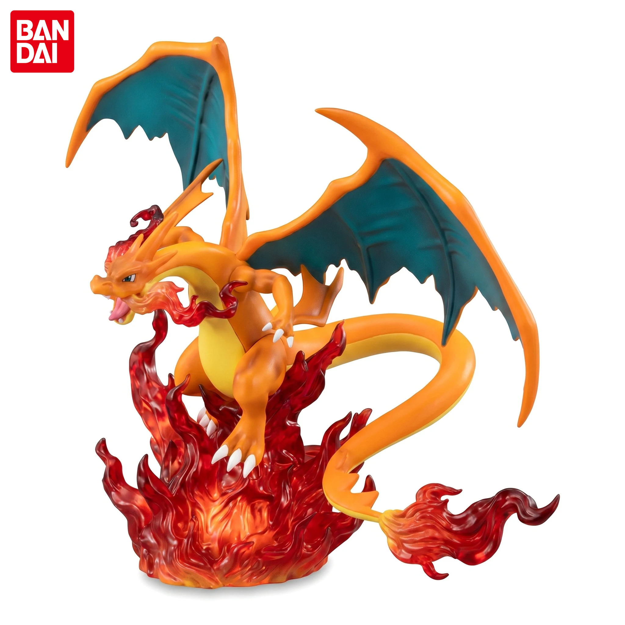 バンダイポケモンファイアドラゴンおもちゃモデルハンドヘルドgkデスクトップオーナメントモデル装飾