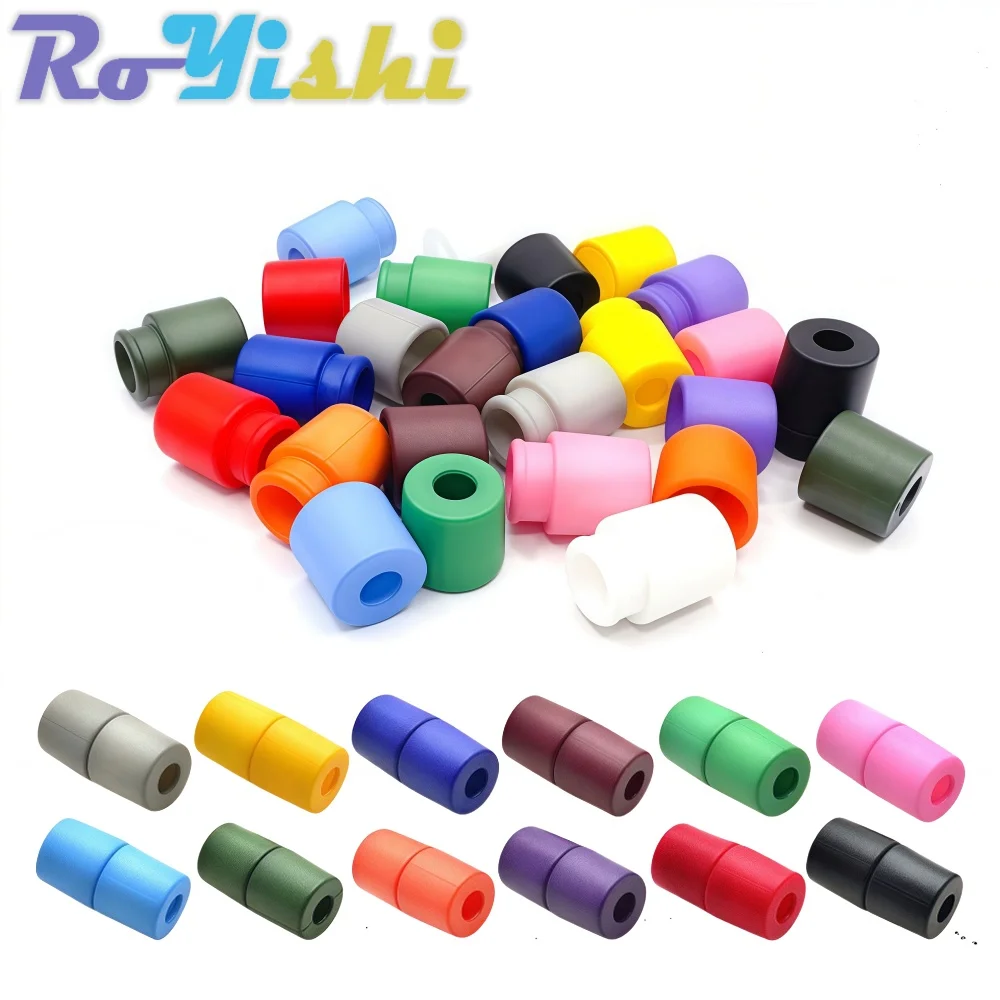 Fermoirs de connecteurs détachables de sécurité colorés, 13 ensembles/paquet, pour paracorde et ruban, lanières, crochets pour Bracelets