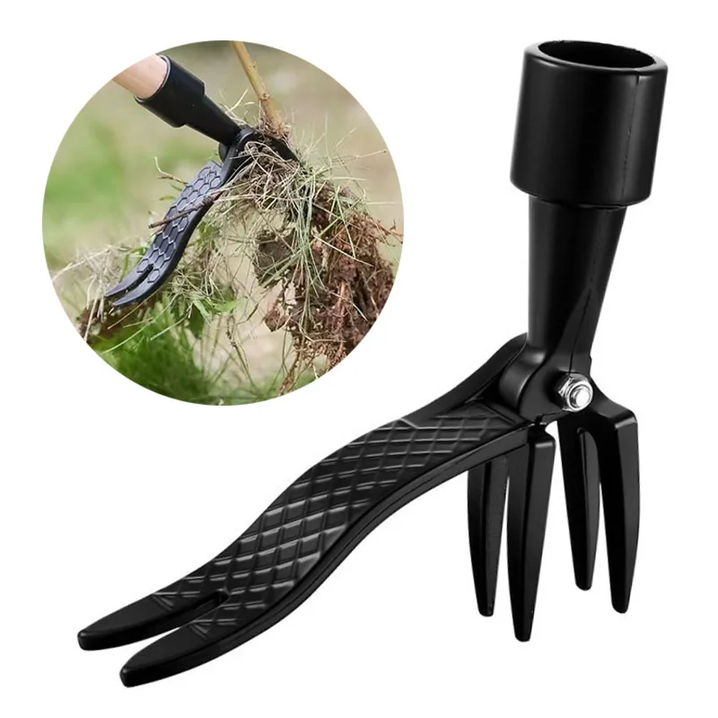 

1Pc Aluminum Claw Weeder Root Remover Portable Outdoor Lawn Digging Weeding Tool Weeder Removal Accessory Garden Manual Tools