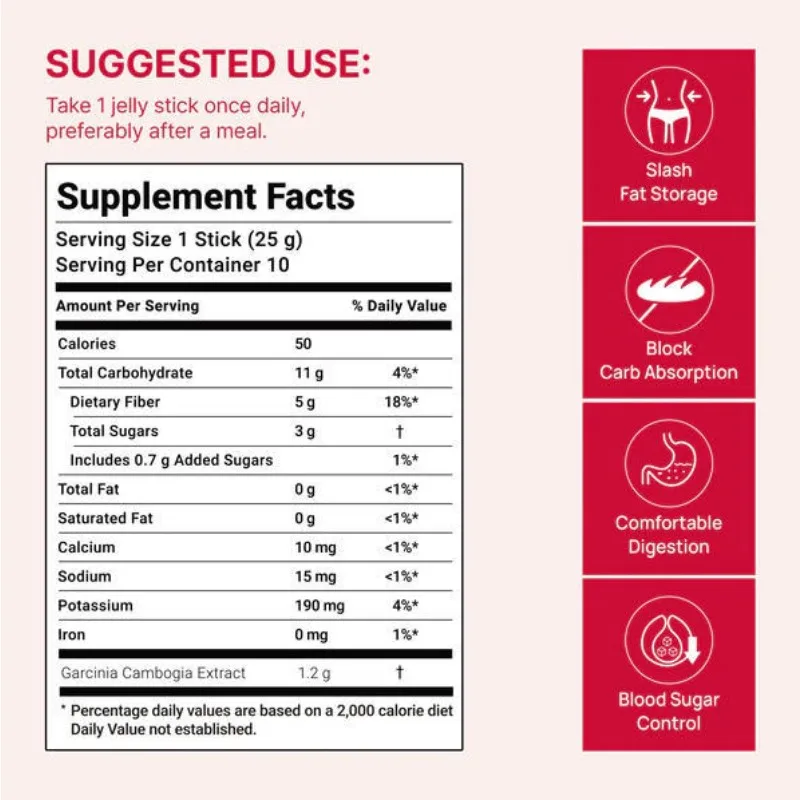 الرعاية الصحية ألواح هلام الرمان 10 قطعة مكمل Garcinia Cambogia قطع أعواد الجيلي تحسن صحة الجهاز الهضمي