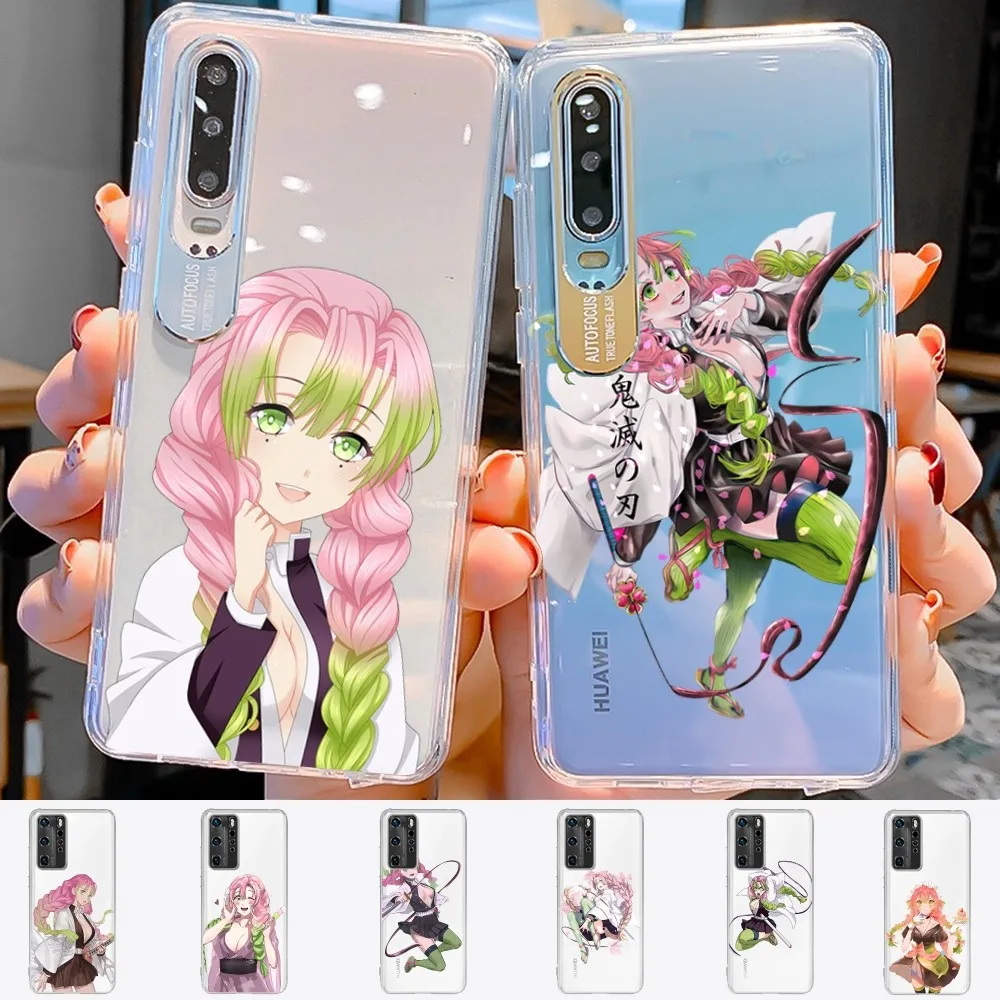 

Kanroji Mitsuri anime Phone Case for Samsung S10 20 22 23 A10 40 for Xiaomi10 Note10 for Huawei P50 20 Honor60 70