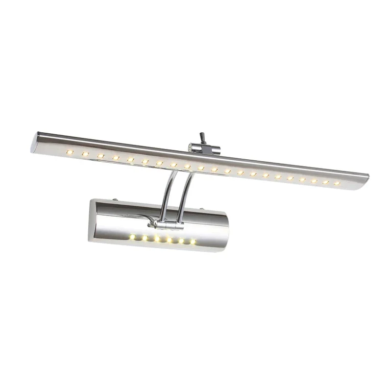 

9W LED Makeup Mirror Light Stainless Wall Lamp Modern Home Decor Ligths With Switch for Bathroom Bedroom AC 110V 220v