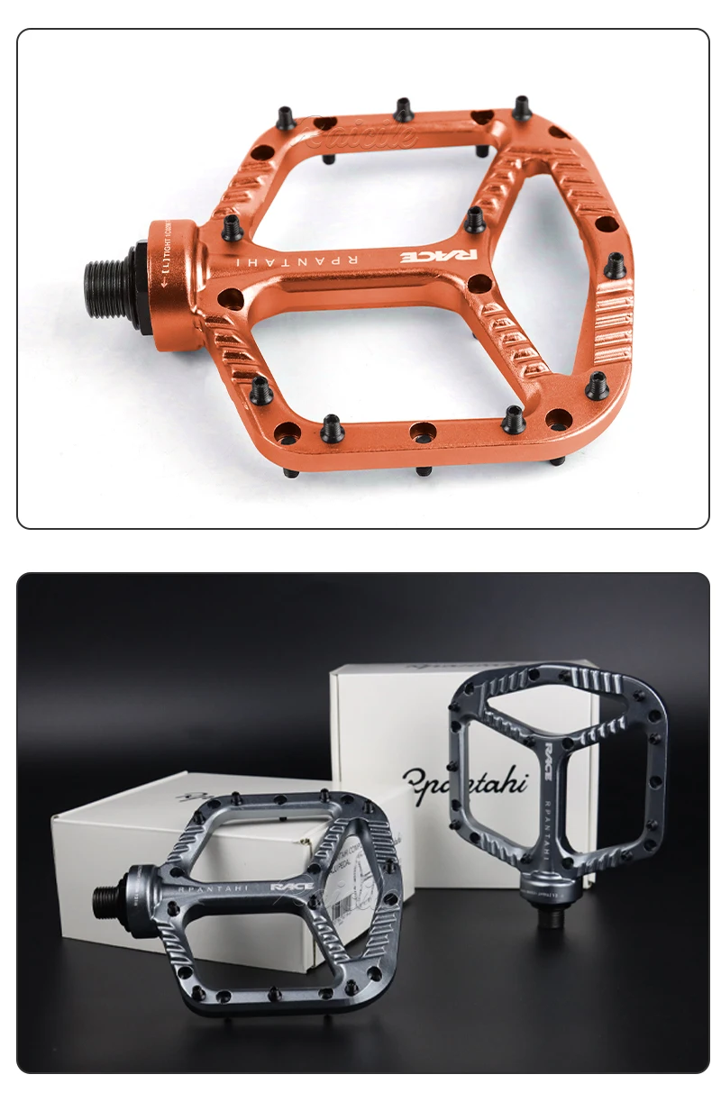 Rpantahi Mountainbike-Pedale: Ultraleichte Aluminiumlegierung, Speed Drop XC Offroad Anti-Rutsch-Pedale – Detail 10