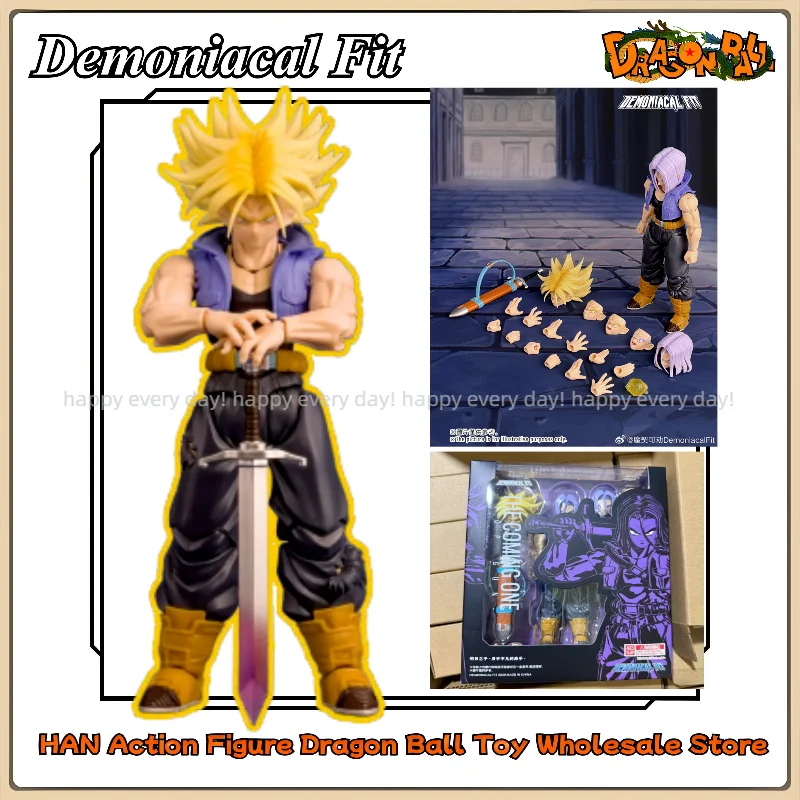 

Demoniacal Fit Trunks Anime Figure Dragon Ball Z Figures Trunks Torankusu Figurine S.H.Figuarts Action Figure Ornament Gift Toy