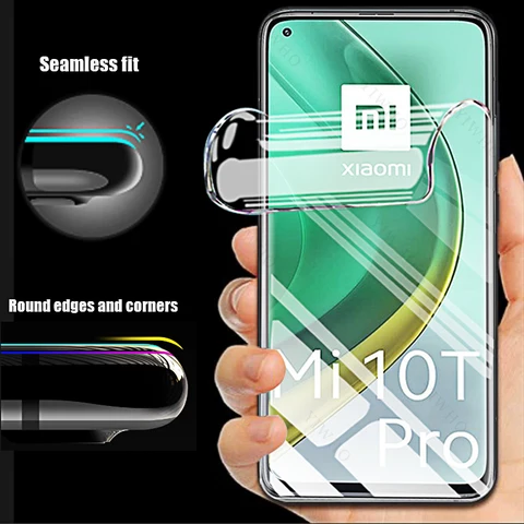 4-1 шт. для Xiaomi Mi 10 10S 10i 10T Ultra Pro Lite Zoom Youth 5G Защитные пленки для экрана Гидрогелевая пленка для Xiaomi 10Pro 10Ultra 10lite