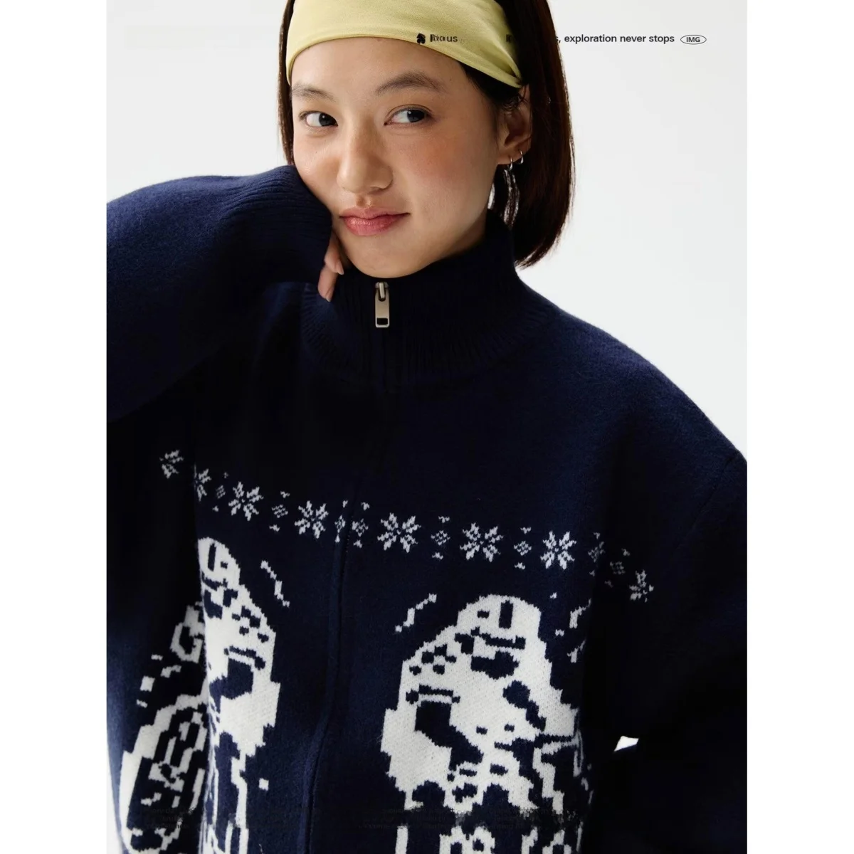 Fall Winter V-Ne Kn… - image