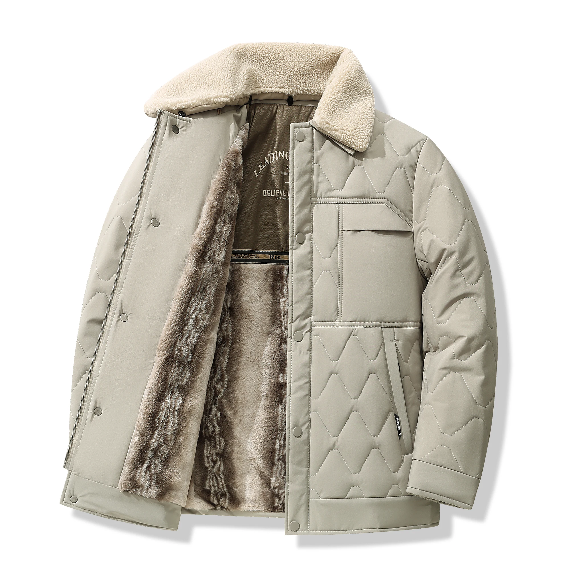 

Осенне-зимние мужские теплые куртки на хлопковой подкладке, пальто, мужская хлопковая утепленная теплая ветрозащитная термокуртка, одежда высокого качества