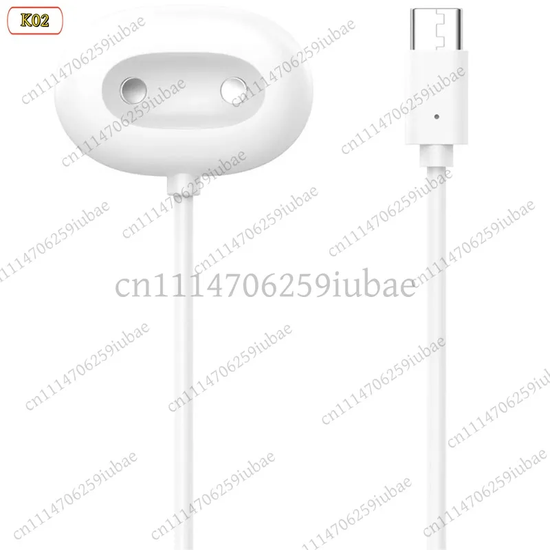 LK Charging Cable Dock for Google Pixel Watch 4 Quick Charge Type-C Side Charger Stand White