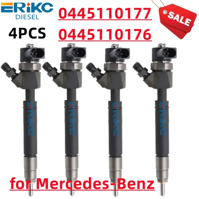 0445110177 0986435111 Diesel FueI Injector Nozzle Assy A6480700287 A6480700187 for BOSCH Mercedes-Benz CR/IPS19/ZEREAK20S