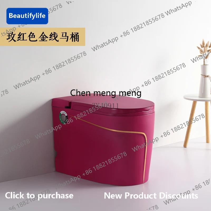 

CC 45Color Home Art Toilet Toilet Small Unit Deodorant Large Diameter Siphon Toilet