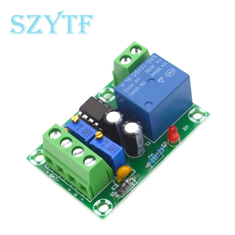 XH-M601 12 فولت وحدة تحكم شاحن بطارية مزدوج الإدخال بالطاقة الشمسية والتيار المتردد، لوحة توزيع الطاقة الأوتوماتيكية لبطارية الرصاص الحمضية