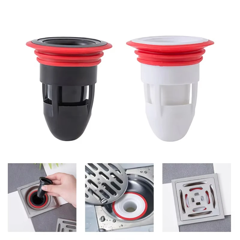 

Bathroom Silicone Floor Drain Bathroom Deodorizing Core Deodorizing Drainage Pipe Deodorizer Sewer Pest Control Device Filter