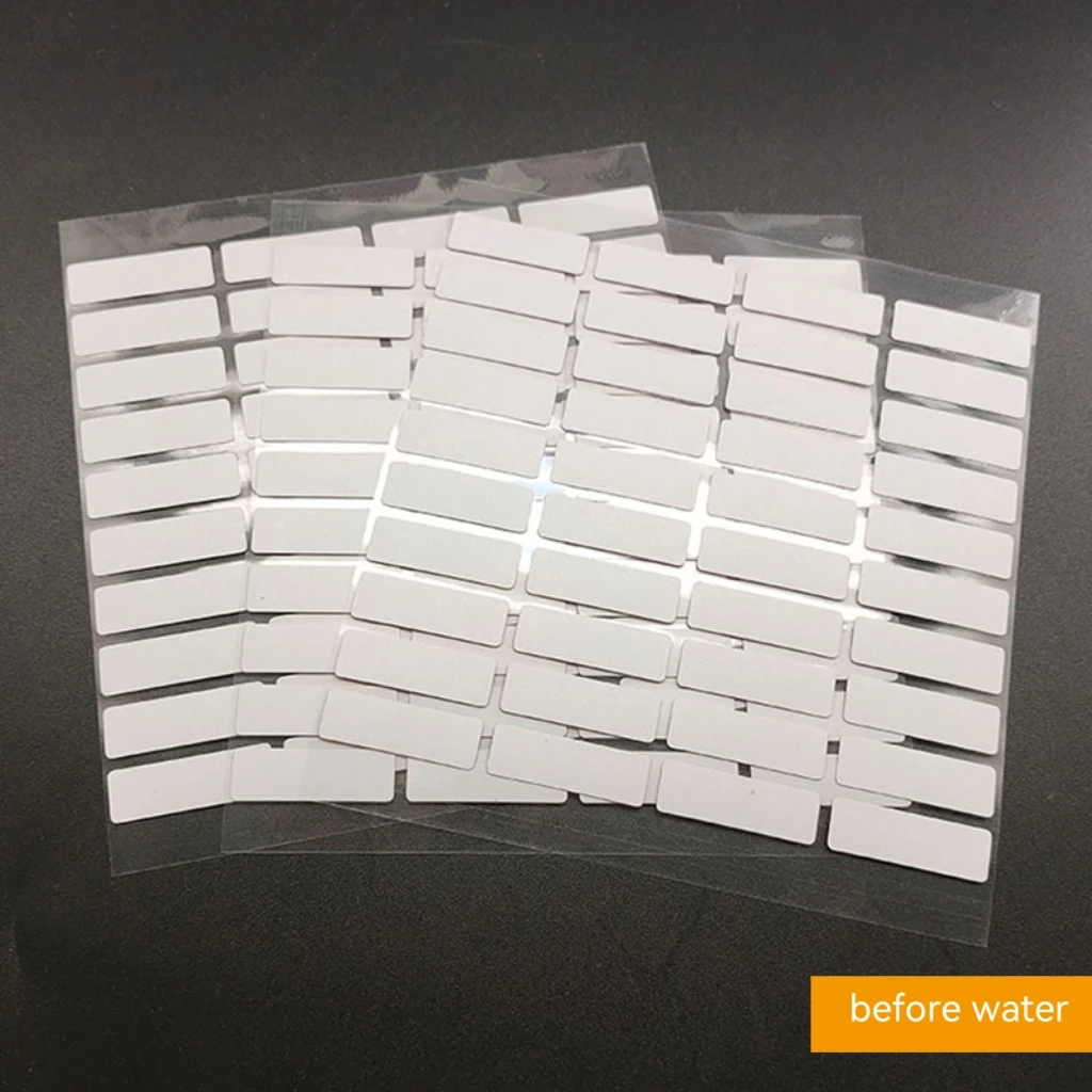 Customized High Sensitivity Paper Sticker Electronic Test Labels Turn Out Red after Water on It