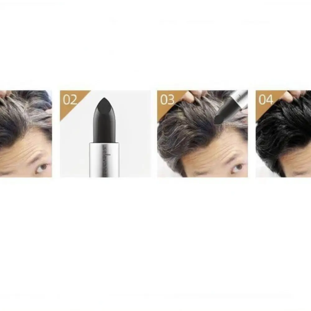 Instant Hair Root Cover Up Stick Temporary Gray Hair Dye Pen Natural Color Tint Cream Portable Beauty Accessory For Salon