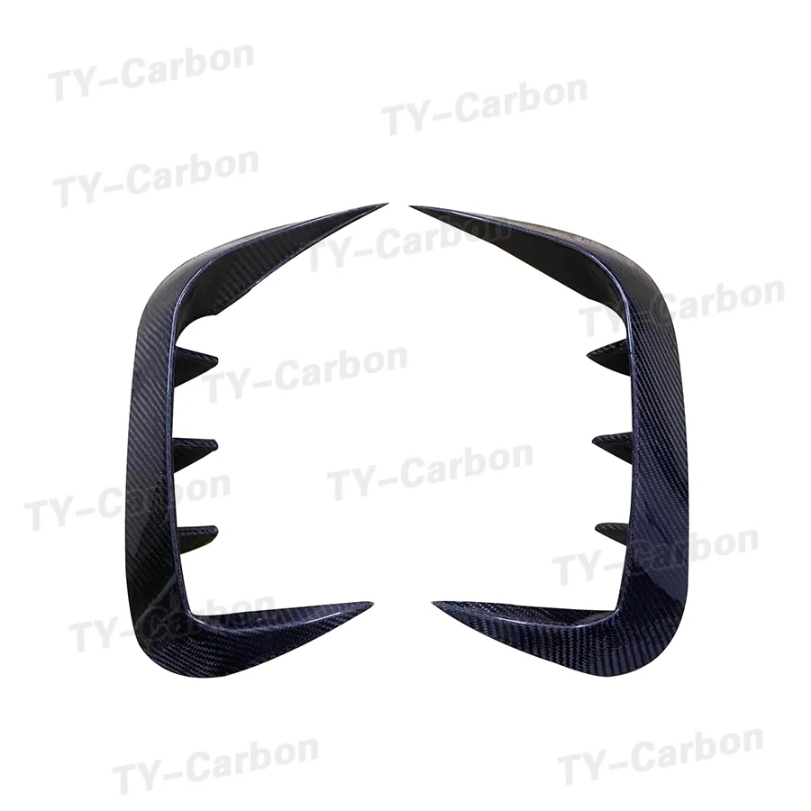 ل BMW 4 سلسلة G22 G23 425i 430i M440i M الرياضة ألياف الكربون المصد الخلفي الفاصل غطاء فتحة التهوية المفسد Canard ملصق 2021 +