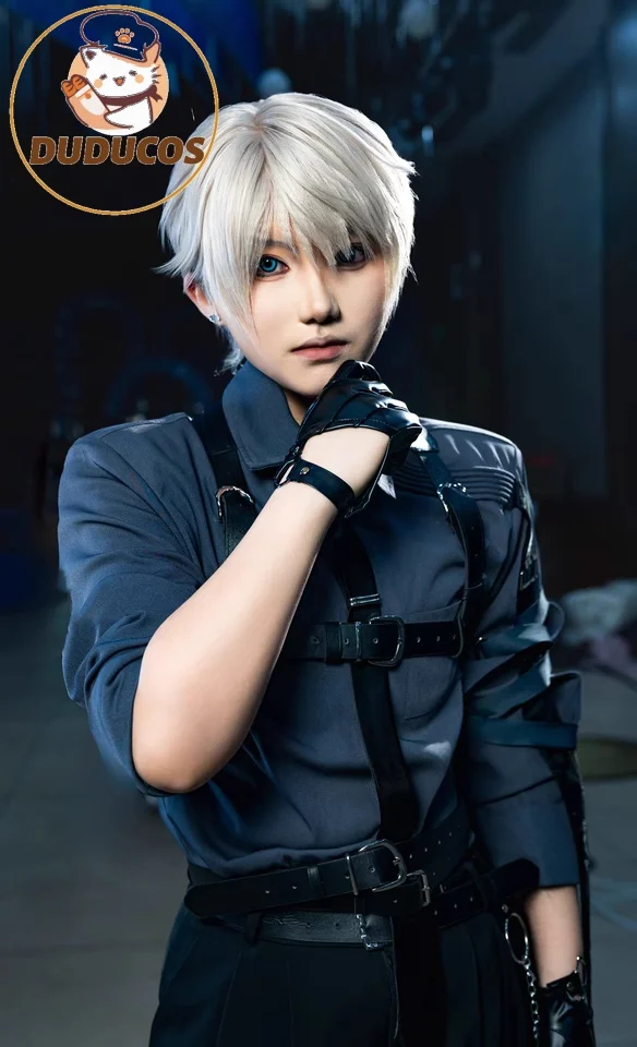 

Sylus Rafayel Xavier Zayne Cosplay Costume Game Love and Deepspace【XS-2XL】DUDU-SR White Grey Plus Size byDokiDoki Cosplay Off