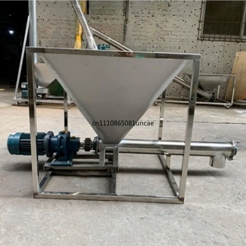 For Industrial Screw Auger Feeder Stainless Steel Parallel Conveyor for Powder Plastic Granules Chemical Dry Material Feeding