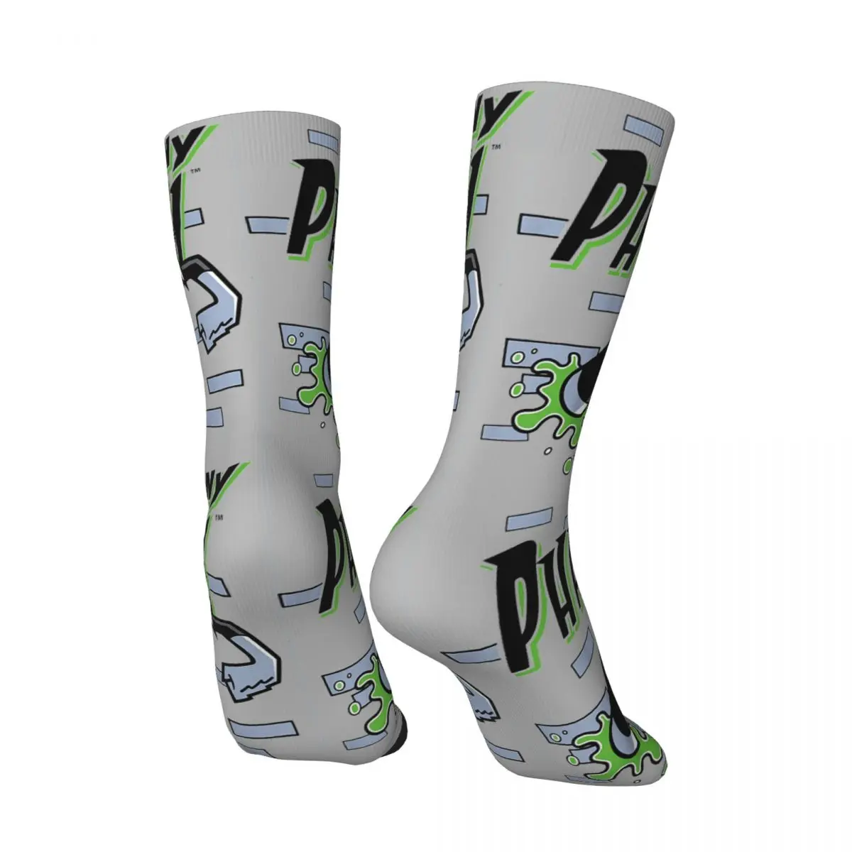 Danny Coming Through Brick Wall Crazy Men's compression Socks Unisex Adventure anime Danny Phantom Street Style Crew Sock